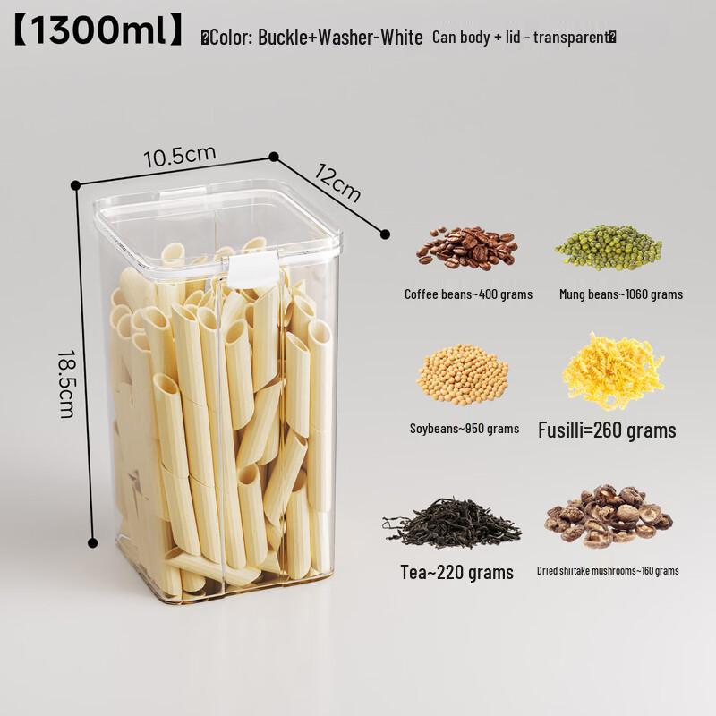PET Transparent Kitchen Storage Container