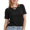 Women Summer Short-Sleeved V-Neck Top Loose Korean Style Casual Sexy T-Shirt