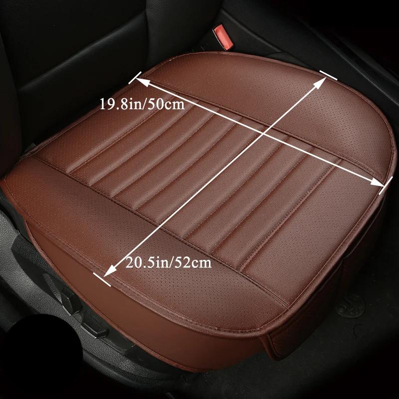 Horizontal perforiertes Leder Vordersitzkissen, Autositzkissen, Einzelkissen, Ganzjährig atmungsaktiv, Einzelkissen