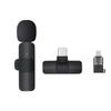 Wireless Lavalier Microphone K1K9: Noise-Reducing, Mini Universal Mic for Outdoor Video Recording
