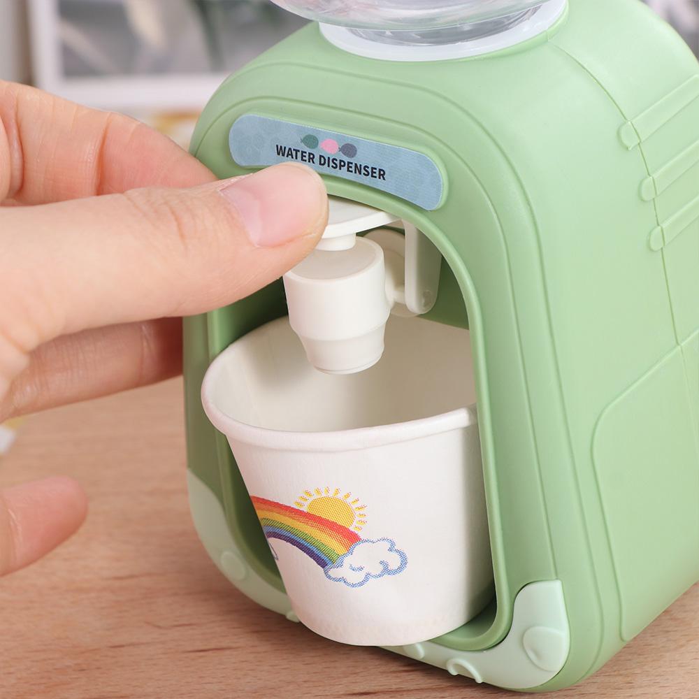 Play Toy Simulation Water Dispenser Drinking Fountain Toy Mini Water Dispenser Water Juice Milk