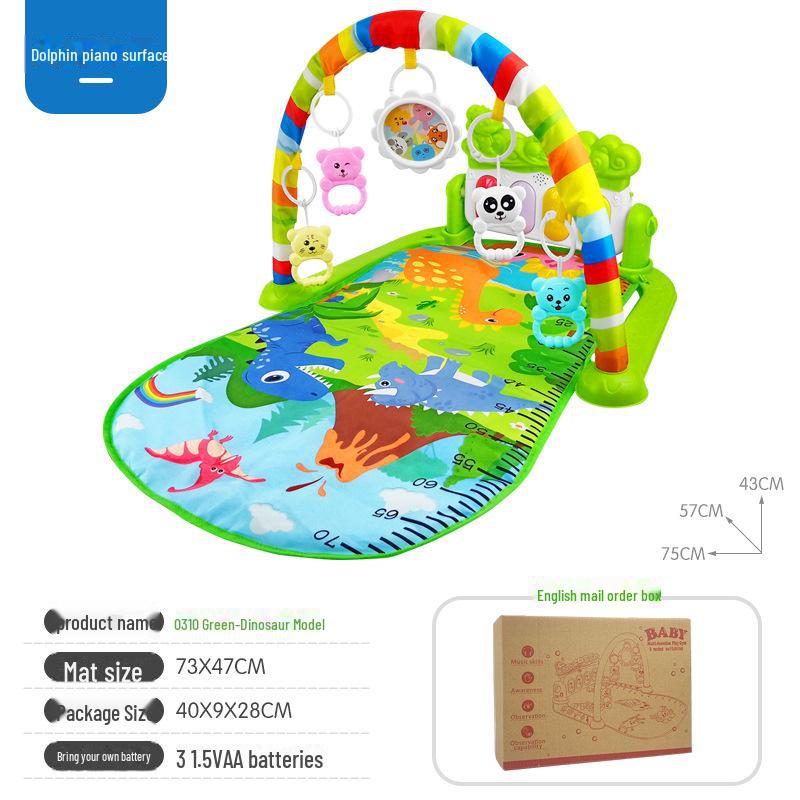 Baby Fitness Rack Music Play Mat with Piano and Drum Features