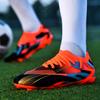 Professional Long Spikes Football Field Cleats Men Women Trend Pink Soccer Shoes Society Man Trainers Futsal Sneakers Size 33-46