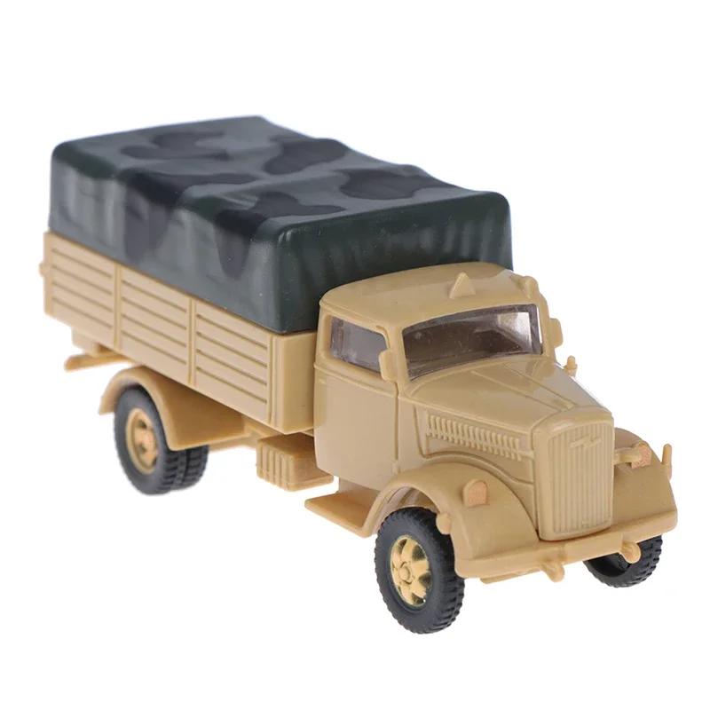 1/72 4D Assemble Truck USA Humvee Germany Truck Plastic Assemble Military Vehicle Model Toy for Sand Table Toy