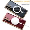 Samsung S24 Ultra Magnetic Phone Case with Wireless Charging, Anti-drop Protection, and Electroplated Thin Cover