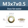 Yigu Durable Brass Flat Washers: M2-M12 Screws