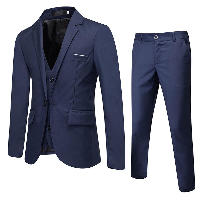 Premium Quality Slim Fit 3 Piece Suits For Men Perfect For Weddings And Formal Events