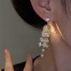Temperament  Pendant Earring Elegant Jellyfish Tassels Charm Earrings Fashion Small Hoop Earrings Party Jewelry