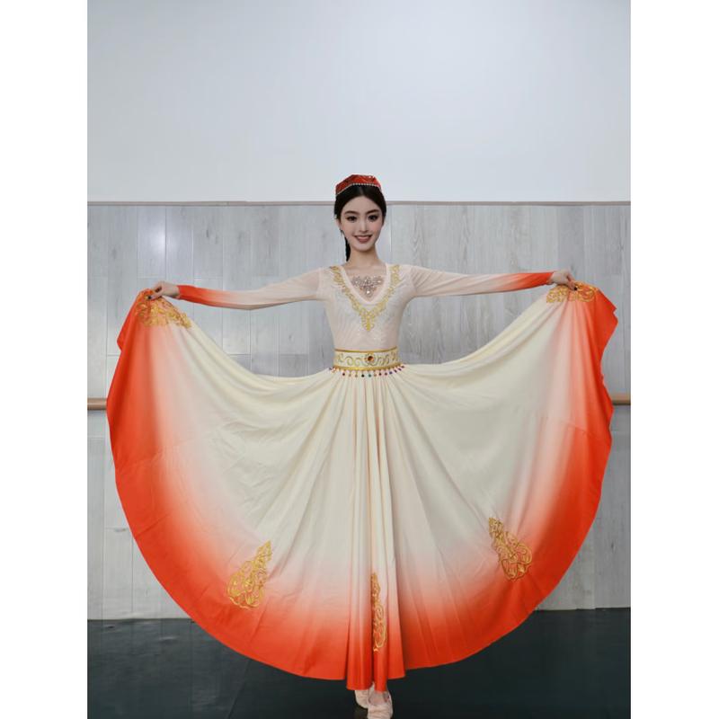Women's Xinjiang Uyghur Dance Performance Costume