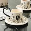 Light Luxury Ceramic Coffee Cup Set