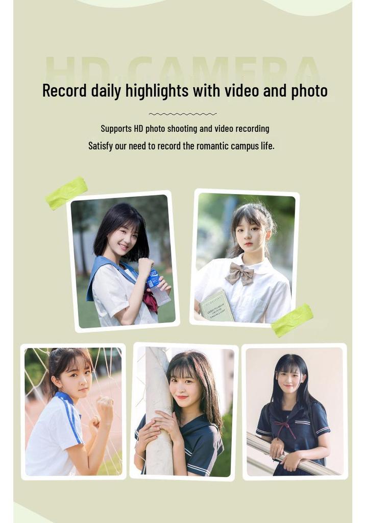 2025 Dual-Camera Retro Digital Student Travel Camera