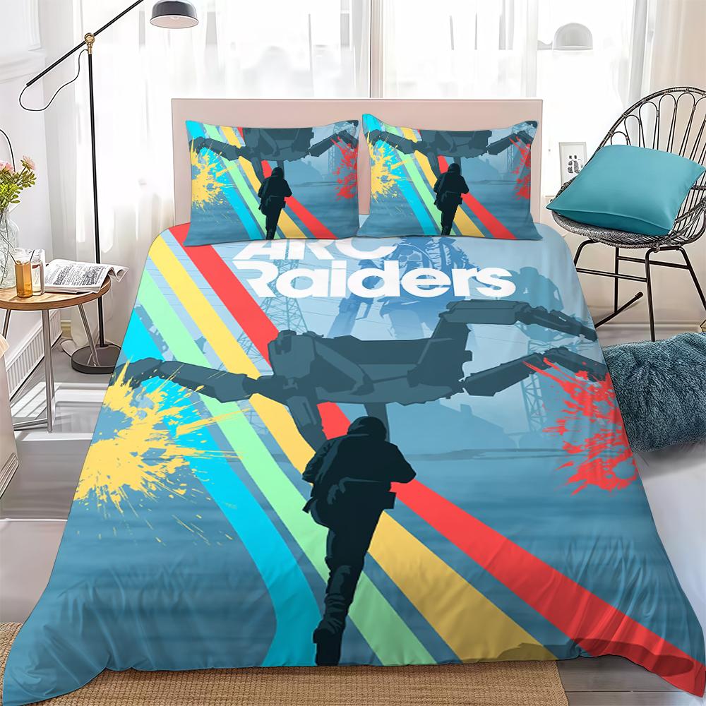A-Arcs-Es R-Raiders-Es Game Duvet Cover Set Home Style Bedding Soft Laundry Cotton Bed 3 Piece Set Student Dormitory Gift