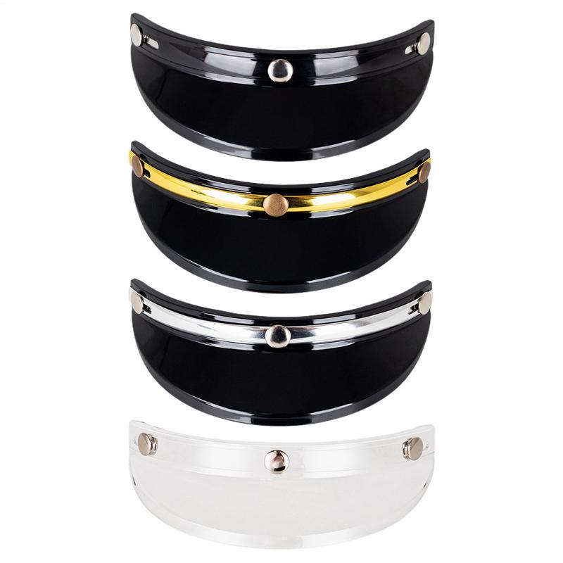 Motorcycle Face Shield Visor Retro Shield Vintage Helmet Brim Vintage Style Helmets Accessories For Motorcycle Helmet 4 Colors