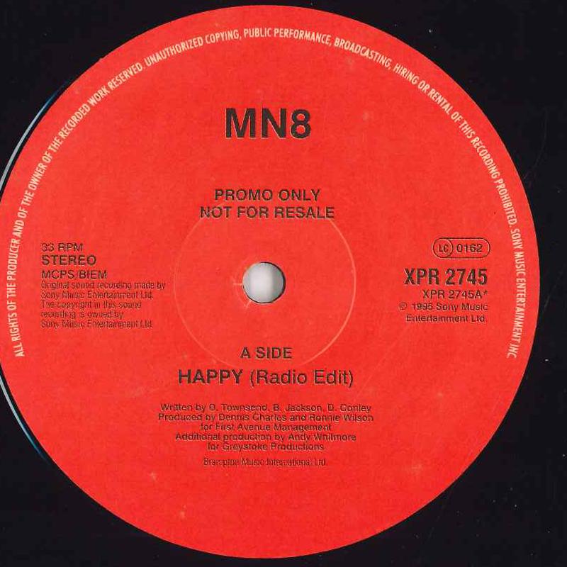 

12inch Record MN8 - Happy XPR2745 SONY Rap & Hip-Hop/R&B Used