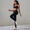 Ribbed Seamless Yoga Set Women Workout Clothes Gym Sportswear High Waist Leggings 2Pcs Sports Suits