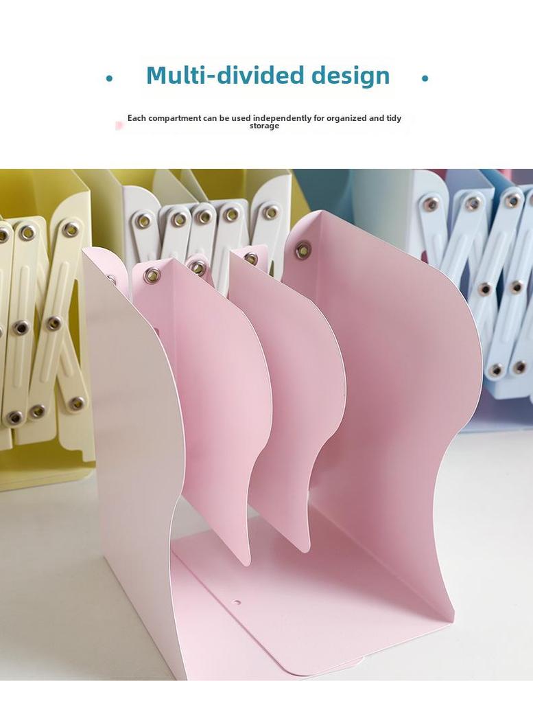 Kaba Bear Macaron-Color Retractable Book Stand for Students
