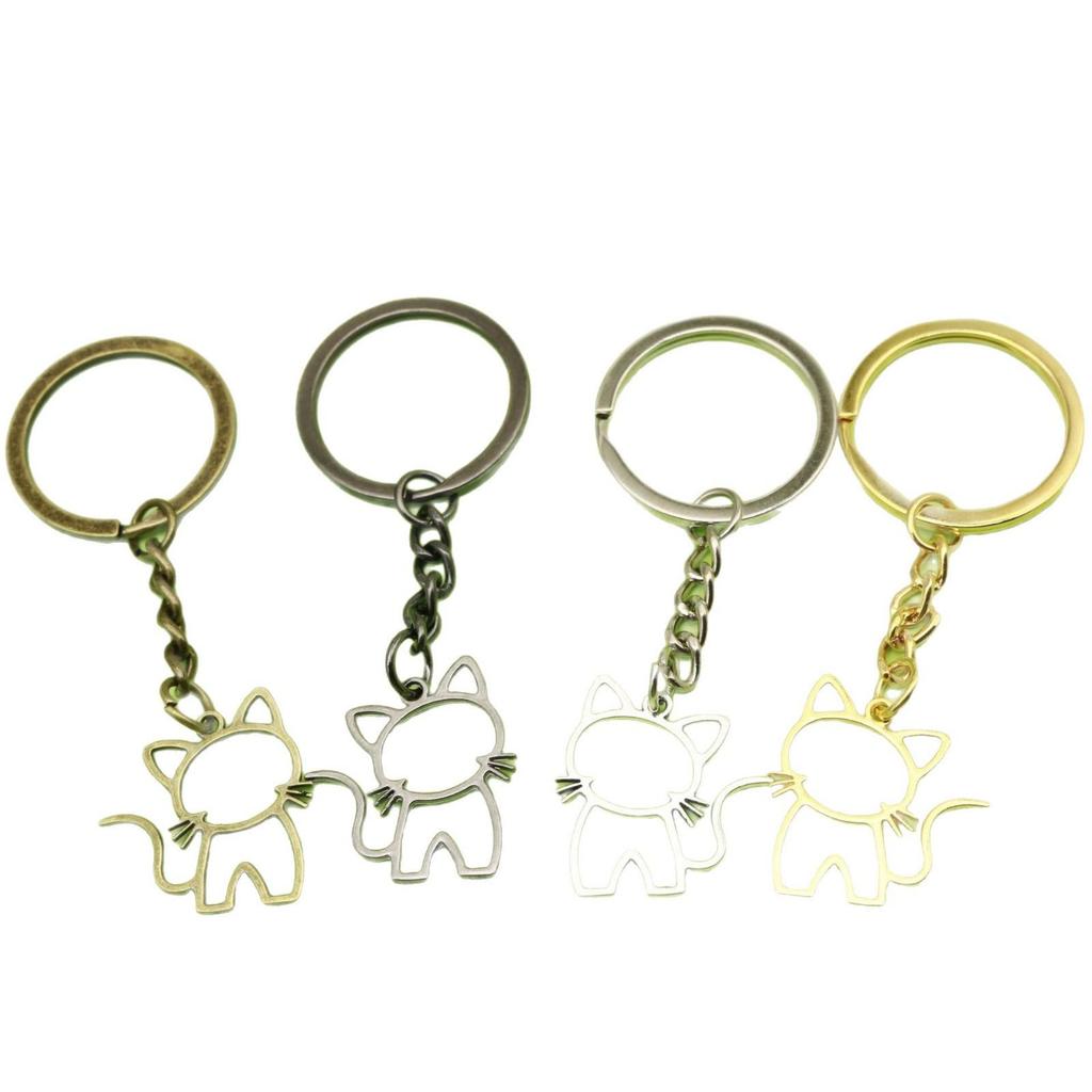 Hollow Cat Keychain Pendant - Popular Design