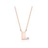 Tirr Lirr Show Love L Silver Pink Necklace TNSSVP13951M
