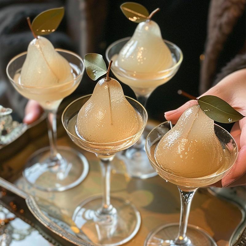 8 Cavity Pear Shape 3D Silicone Cake Baking Mold For Mousse Truffle Brownies Pan Molds Silicone Pastry Tool Cakes