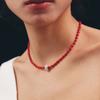 Lowool Red Sparkle Necklace
