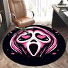 Scream Mask Chair Mat - Round Carpet for Home Decor, Office, Living Room, Bedroom, Gift Idea0273b