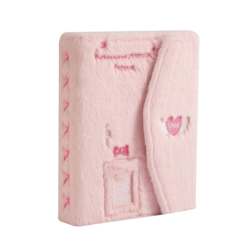 A5 Ins 3-inch Small Card Storage Plush Style Plush Photo Album Idol Album Cards Collection Binder Photocard Holder