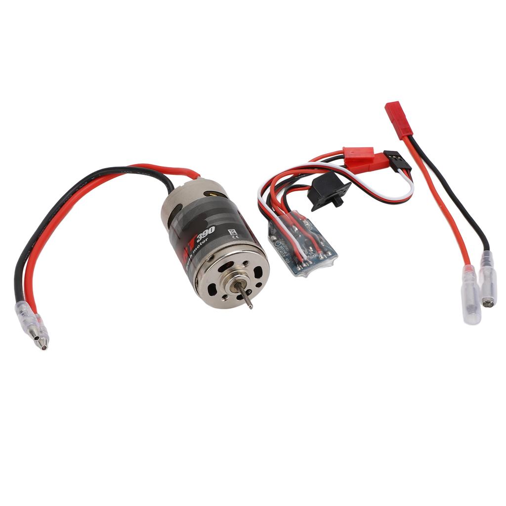 RC Bürstenmotor ESC Set 28T 390 Bürstenmotor mit 30A Bürsten-ESC JST Buchse auf 4.0mm Buchse