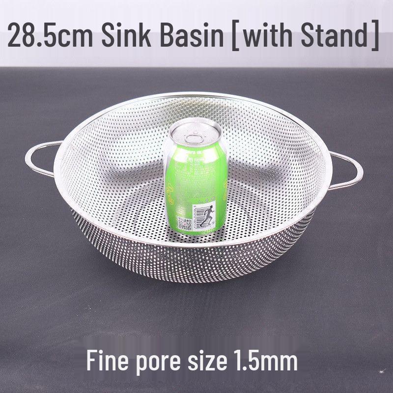 Stainless Steel Sink Drain & Vegetable Washing Basket