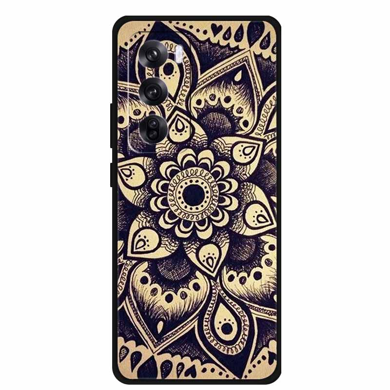 Funda For OPPO Reno 12 / Reno12 Pro Global Case Fashion Printed Soft Silicone Back Cover For Reno12 Pro Cat Phone Case Reno12 5G