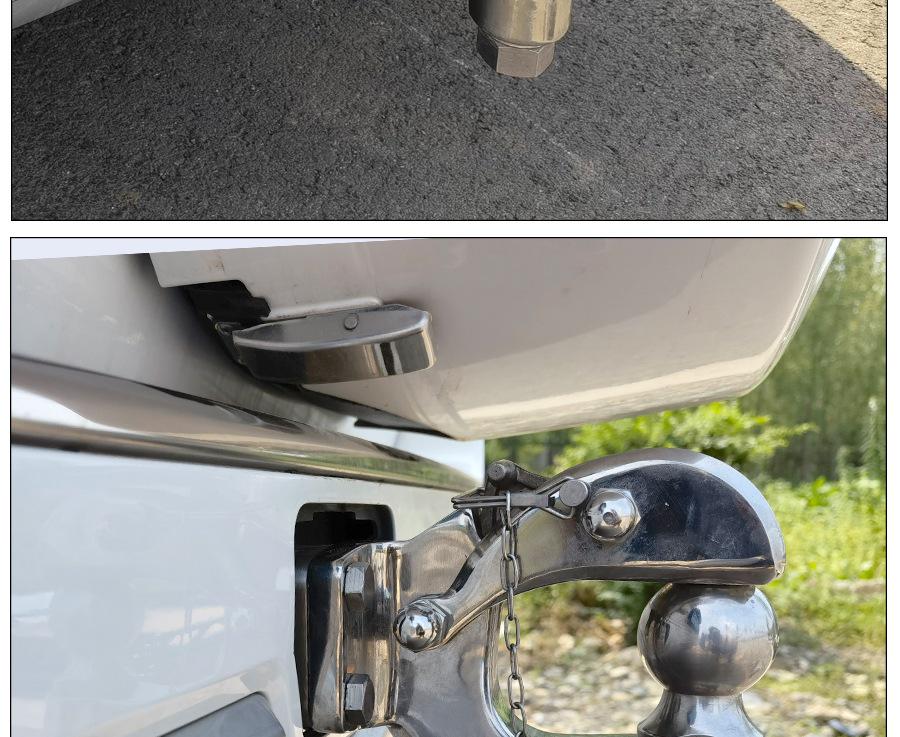 Enhanced Stainless Steel Tow Hook and Bar Upgrade for 500hi4-t Tank