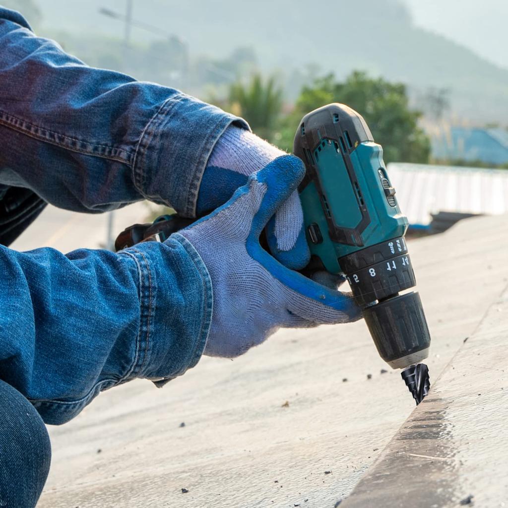 Invincible Step Drill, 0.1 - 0.8 inch (4 - 20 mm), 9 Steps, 6.35