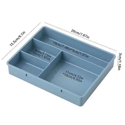Drawer Organizer Trays Set, Storage Trays For Vanity, Bathroom, Kitchen, Desk Dr