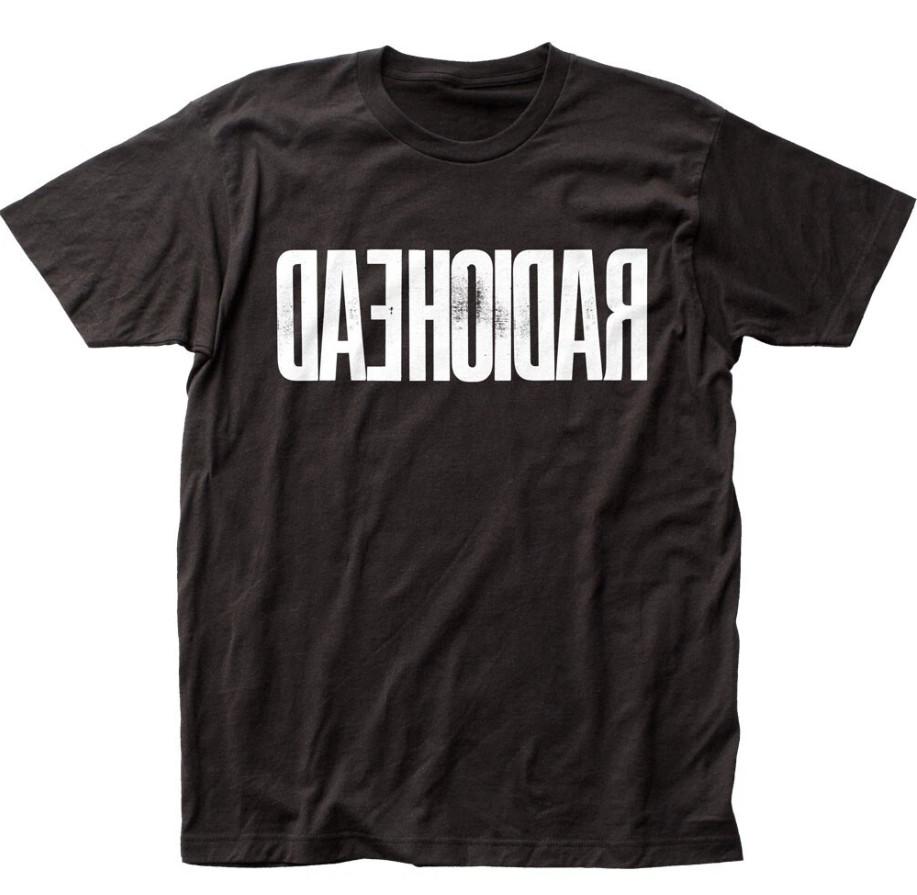 Radiohead Backwards T-Shirt– Men’s Rock &Roll Music Classic Band Tee Black S–4xl Unisex T-Shirt XL