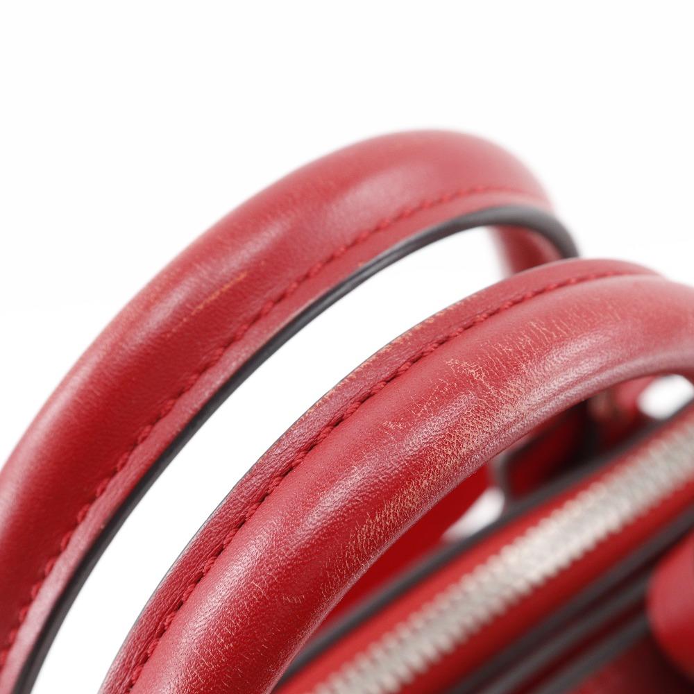 Louis Vuitton City Steamer PM Handbag M51030 2WAYShoulder Rouge Red Calfskin Women Used