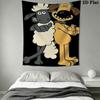 Shaun the Sheep Wall Hanging Printed Fabric Blanket Decorative Tapestries for Bedroom Living Room Home Decor