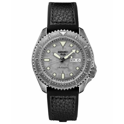 

SEIKO SRPE79 5 Sports Men s Watch, Black, 42.5mm, Stainless Steel, Gray, Automatic.