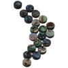20 Pcs 8mm Natural Abalone Shell Coin Beads Round Shell Retro Flat Round Shell Bulk Beads Loose Beads Charm for Bracelet