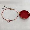 Heart Shape Hanging Bird Feeder Handcrafted Hummingbird Feeder Outdoor Bird Bath  Garden Decoration