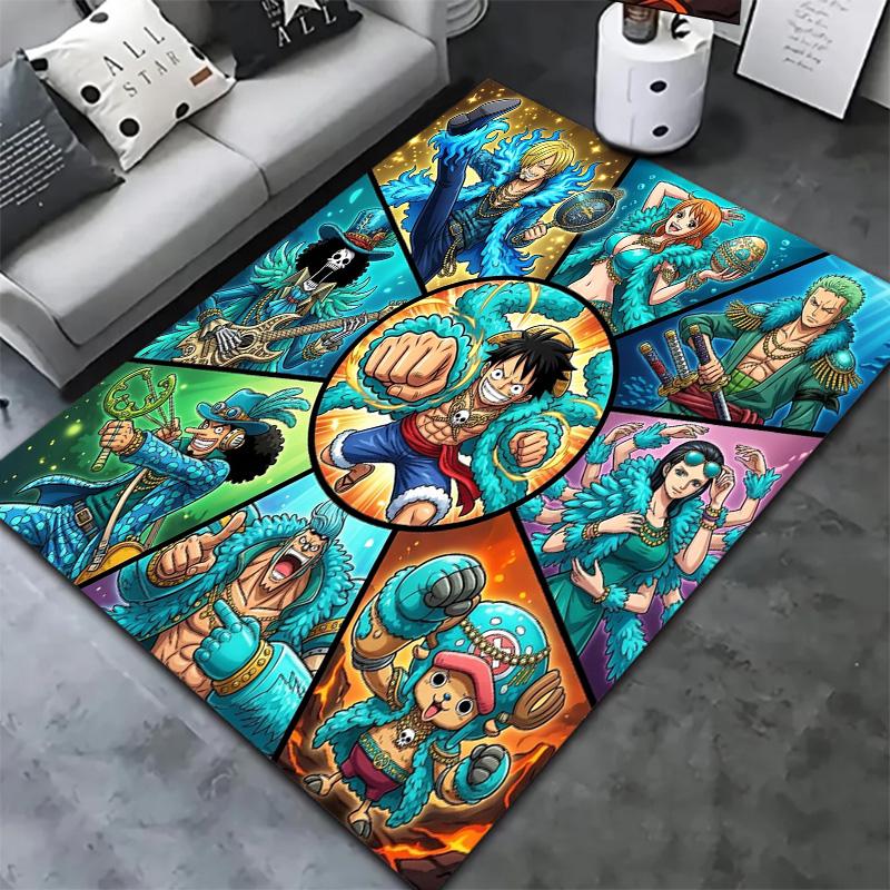 One Piece Art Carpet Rug For Living Room Bedroom Home Sofa Decoration Kids Play Nonslip Floor Mat