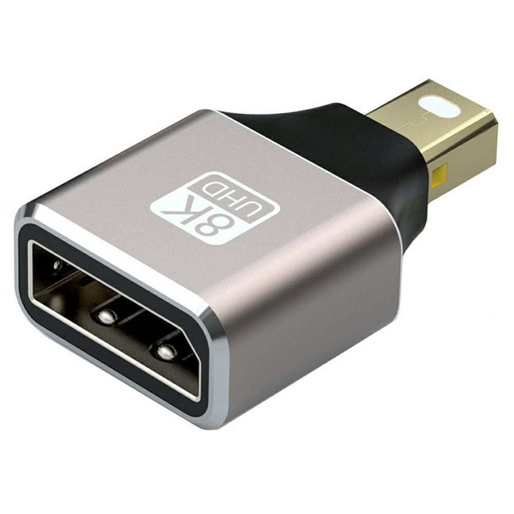 

8K/60Гц Mini DisplayPort (тато) до DP (мама) Конвертер Міні-адаптер Сумісний з Thunderbolt 2 As Shown A