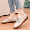 Fashion Genuine Leather Soft Sole Outdoor Summer Walking Vulcanized Shoes Women Jogging Sneakers Woman Flat Trainers Fitness Footwear