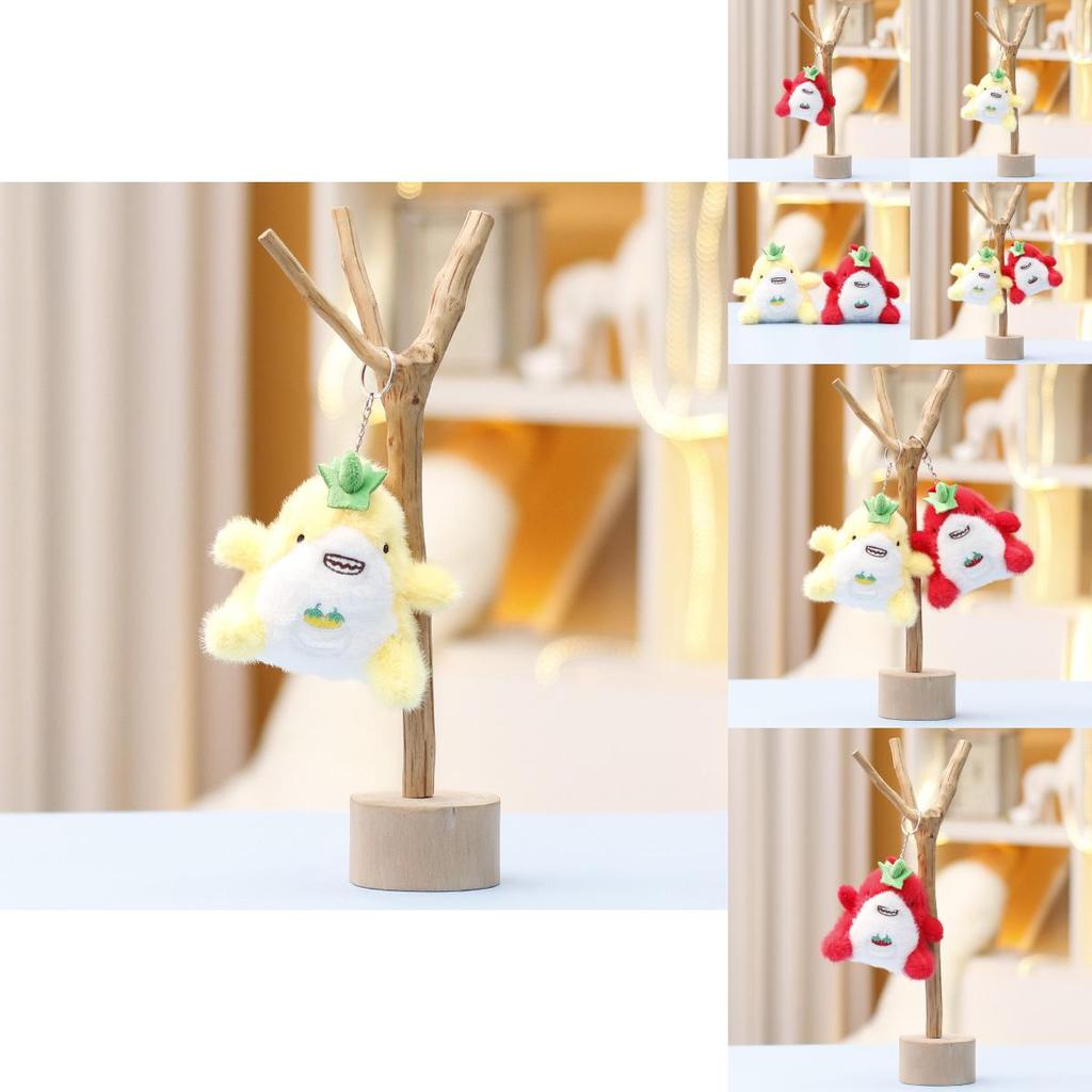 Plush Shark Toy Keychain With Soft Short Plush For Girls Bag Decor