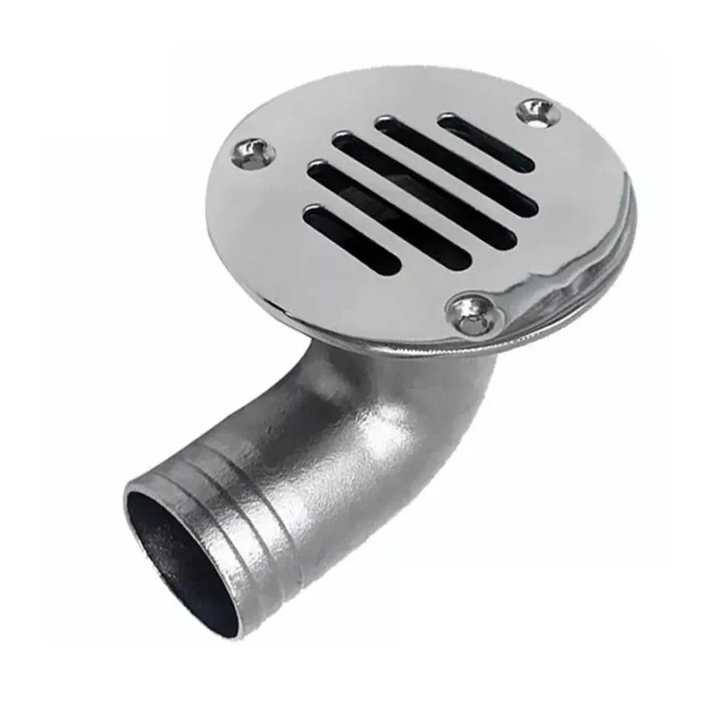 Rust Prevention Bend Drainage Outlet Wear-resistant 316 Elbow Outlet Durable Bend Outlet  Bathroom