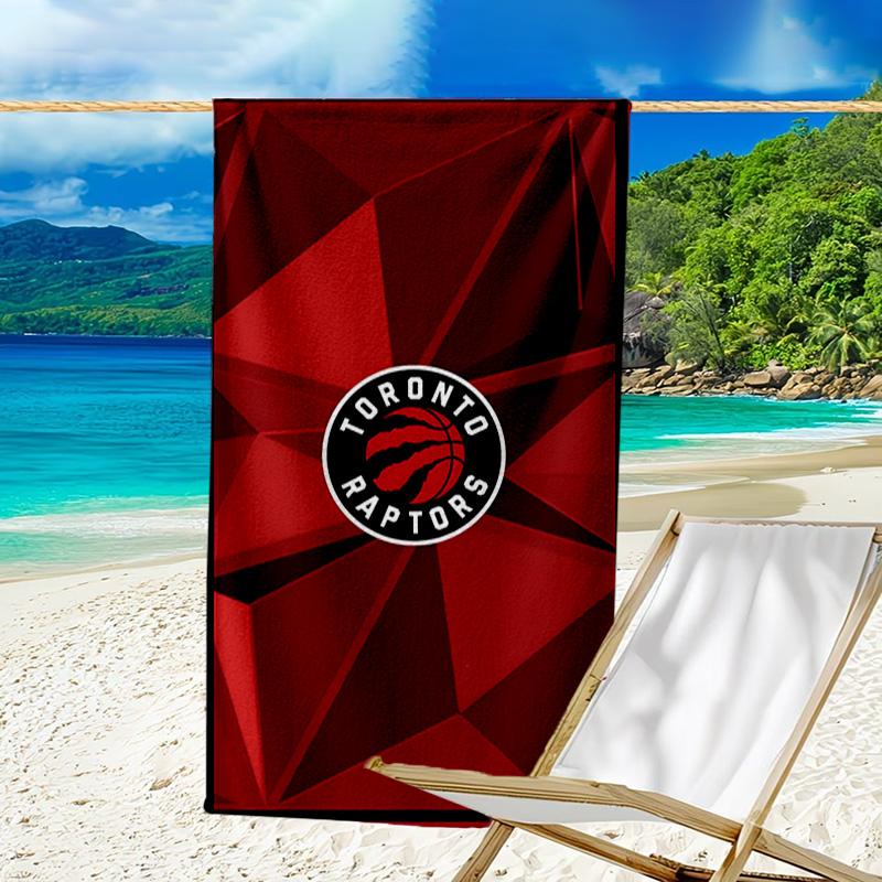 Raptors Basketball Logo Quick-Dry Microfiber Beach Towel Super Soft & Absorbent for Bath, Beach, Travel Bath Time Accessory, Fan Gifts