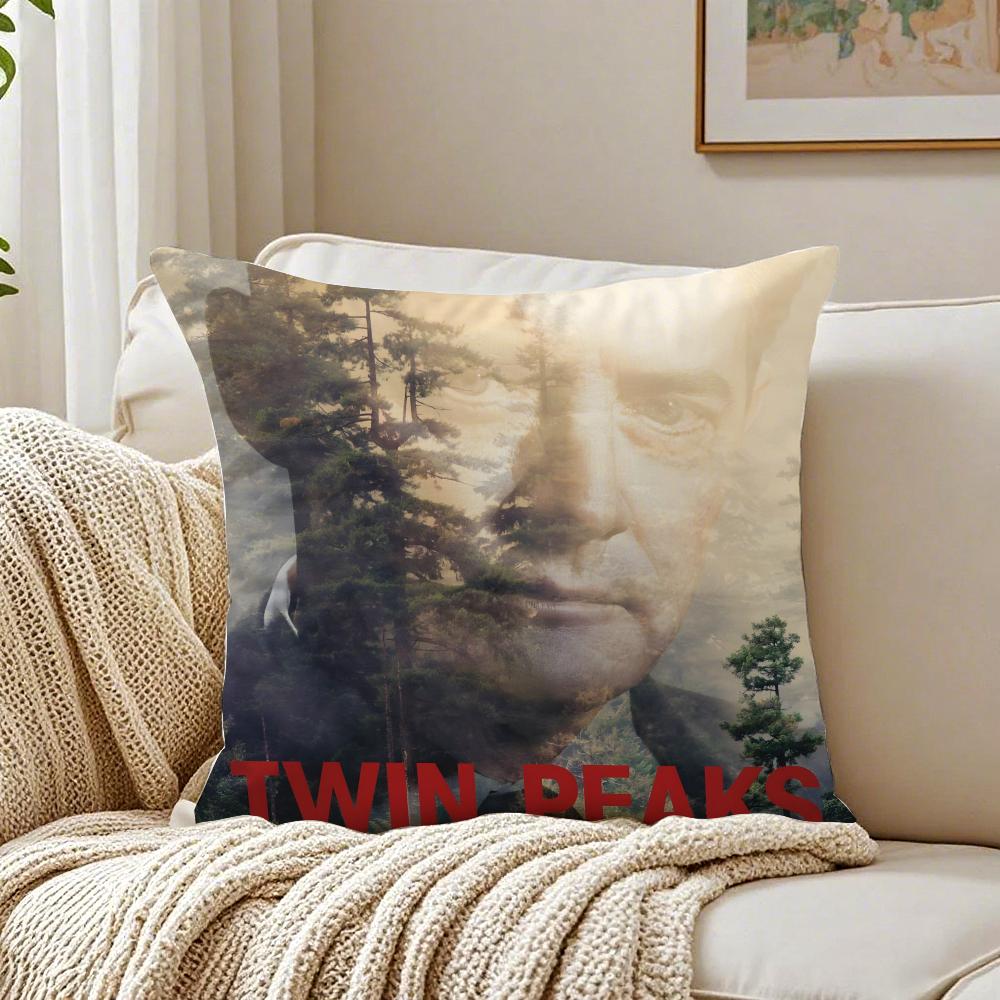 Movie Mystery TTwin Peaks FFire Walk with Me Cushion Cover Pillowcase Antidustmite Living Room Sofa Decor Cushion Room