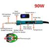 Durability Fast Heating Soldering Iron 90W Adjustable Constant Temperature Digital Control Rapid Heat Welding Tool
