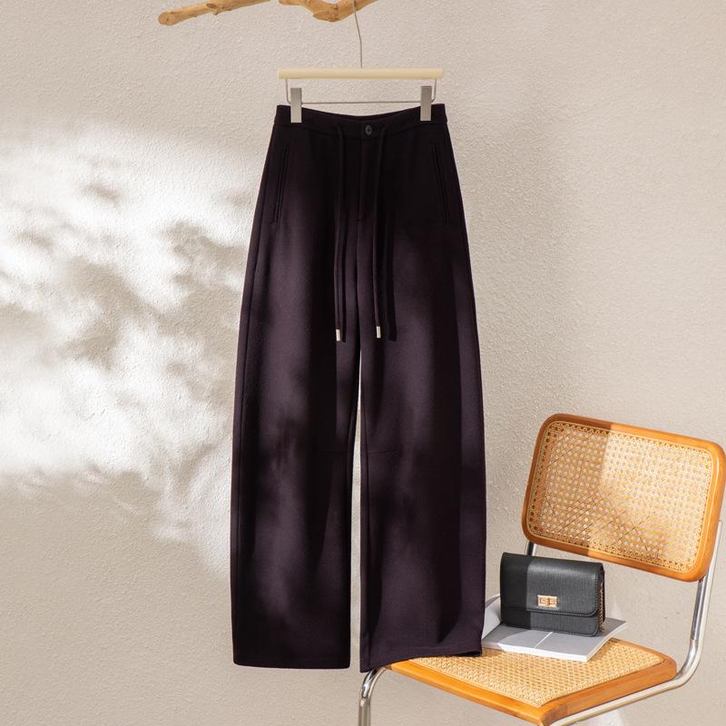 

2025 Puyuan Autumn/Winter Heavyweight Thickened Velvet Twill Pocket Casual Scythe Pants with Warmth Locking Large