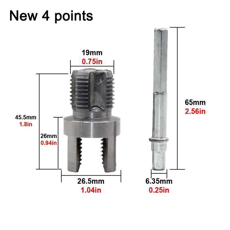 

PPR водопроводная труба 4/6 точек внутренняя резьба наружная резьба интегрированный открыватель проводов резьба кран конус пластина зубцы электроинструмент аксессуар