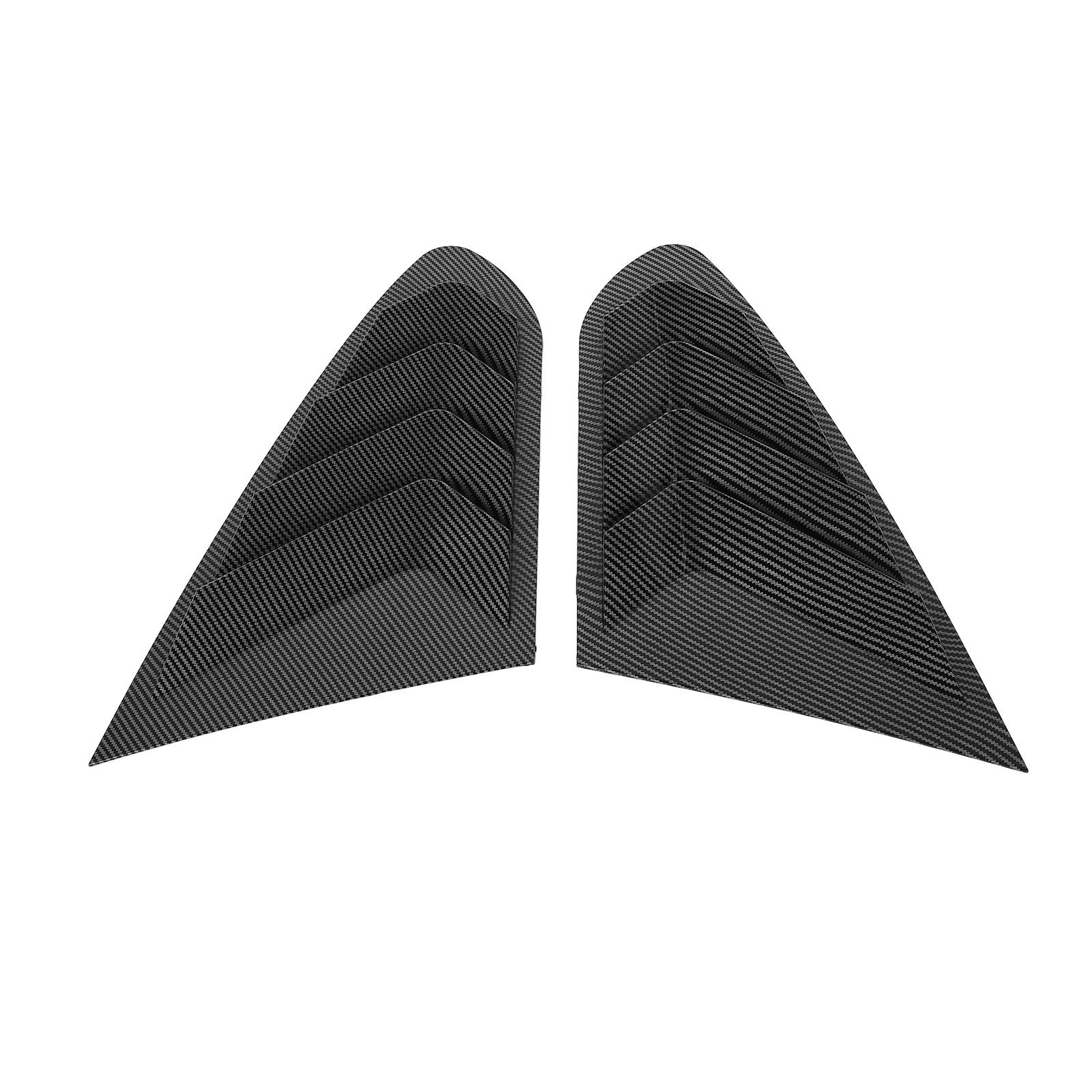 

Пара жалюзи на заднее боковое окно, левая и правая крышка воздухозаборника заднего окна, шторки для 4 серии Carbon Fiber Style