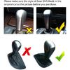 ABS Carbon Fiber Compatible with BMW E90 Carbon Fiber Pattern Gear Shift Knob Cover Trim, Carbon Fiber Style ABS Gear Shift Head Cover Compatible